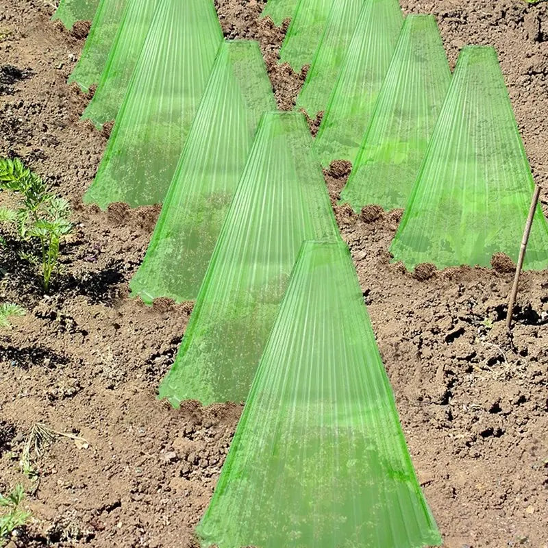 Kit 5 Peças de Proteção Para a Sua Plantação Em Cone Plástico Resistente