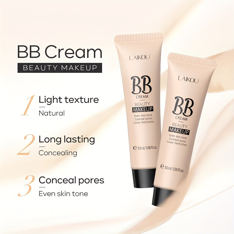 Creme Base À Prova D'água Cobertura Total Longa Duração Natural / Ivory / Tan 30ml